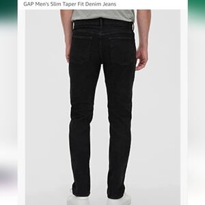 Mens slim taper straight leg gap jeans 34x30